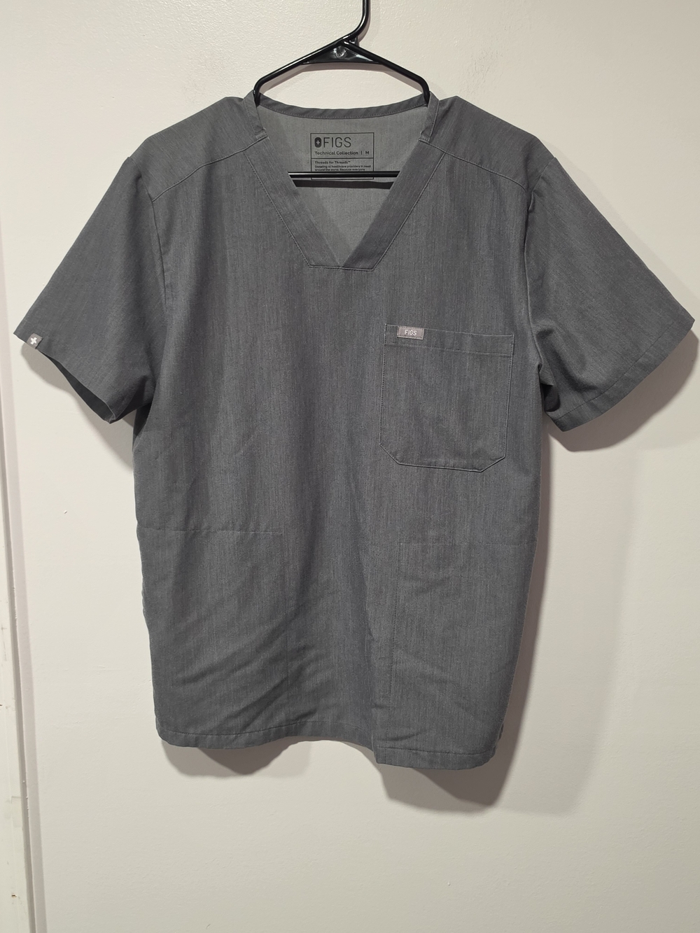 FIGS Scrub Set Graphite Gray Cairo Technical Collection Size Medium